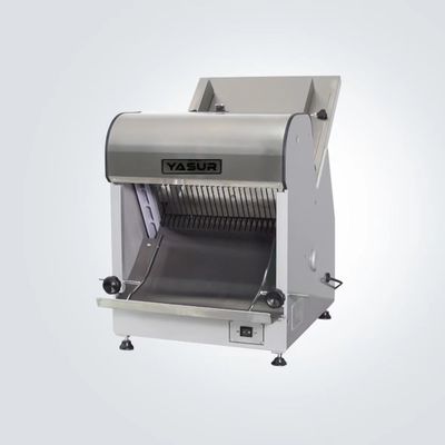 180w Table Top Bread Slicer Machine Gravity Feed 12mm Bread Slicing Equipment