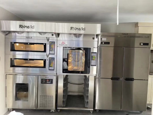 850w Large Commercial Upright Freezer 45 Trays 220v 6 Door Upright Freezer