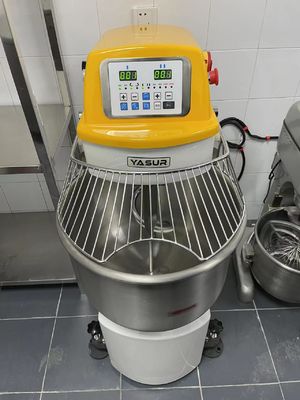 110 Pound Spiral Dough Mixer Stainless Steel Dual Speed Spiral Dough Machine